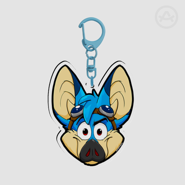 Slasher Bat head Acrylic Keychains