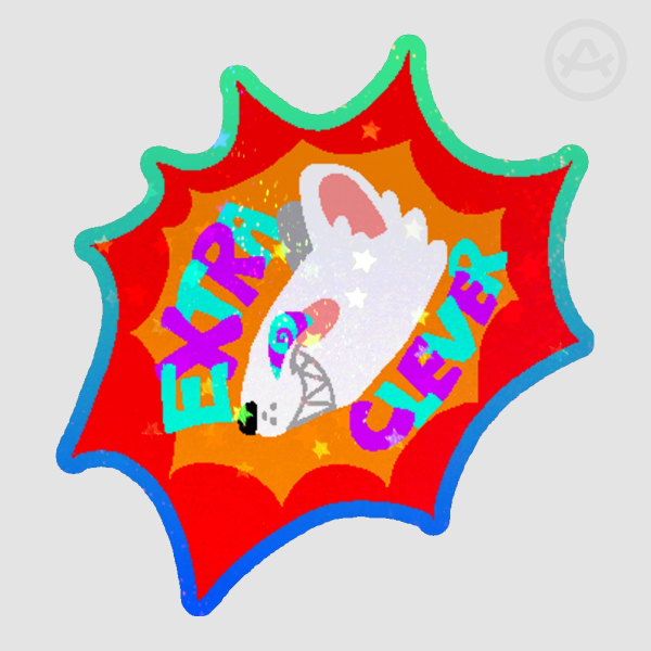 Extra Clever - Die Cut Sticker