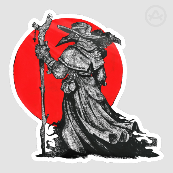 Die Cut Stickers - Plague Doctor