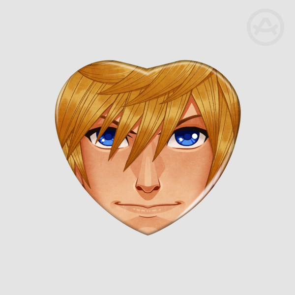 KH Heart Badge Roxas