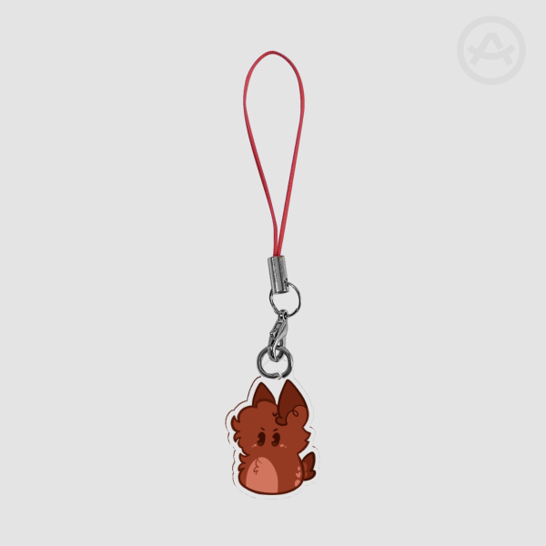 Brown deer Alastor dumpling phone charms 1.3 in