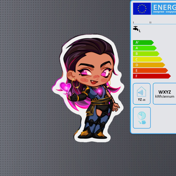 Reyna VALORANT Fridge Magnets - 1.96""(50mm)