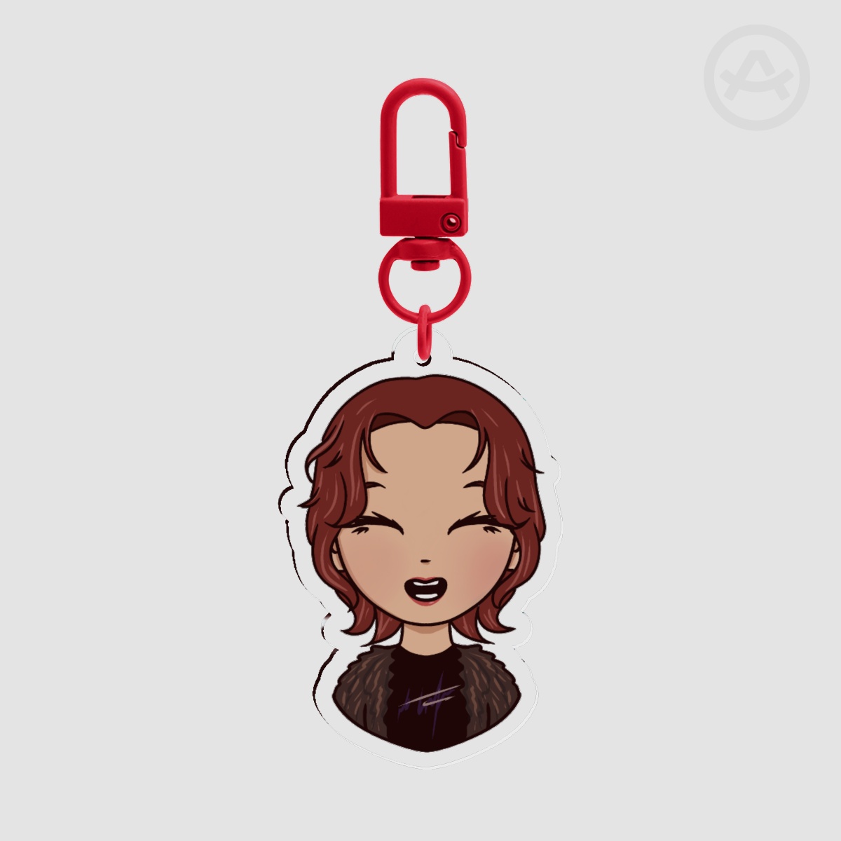smiley wumuti keychain