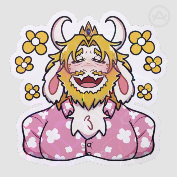 Asgore - Die Cut Sticker