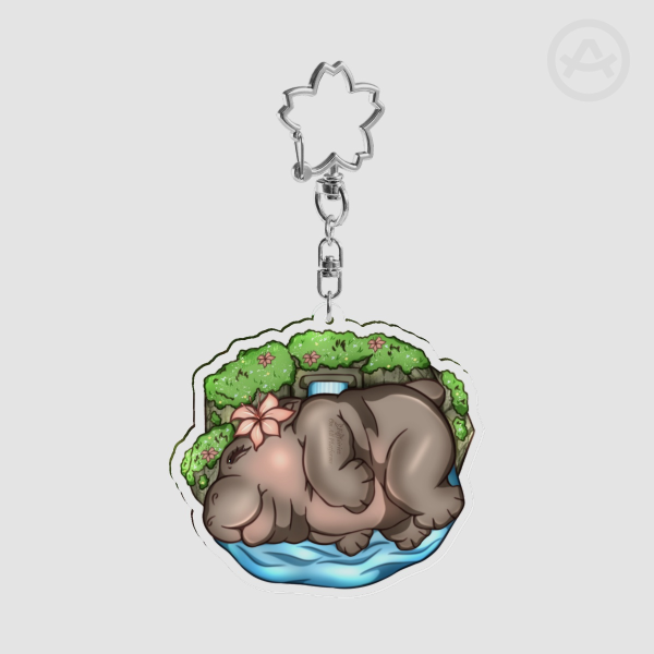 Moo Deng🌸🫧🦛(2 inch)