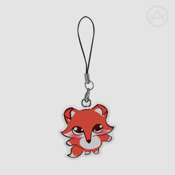 Fox Epoxy Acrylic Keychains