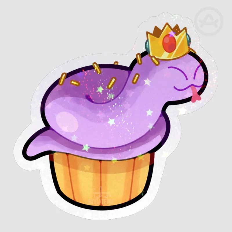 Royal Icing Snake Cupcake by bobateaii - ACGGOODS