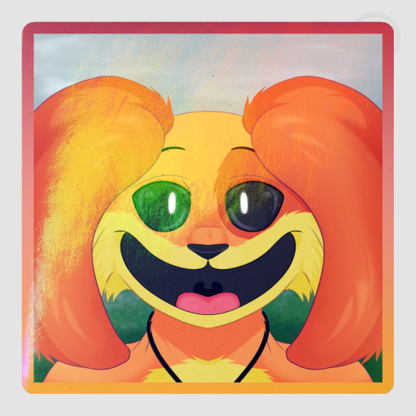 DogDay Poppy Playtime Die Cut Sticker