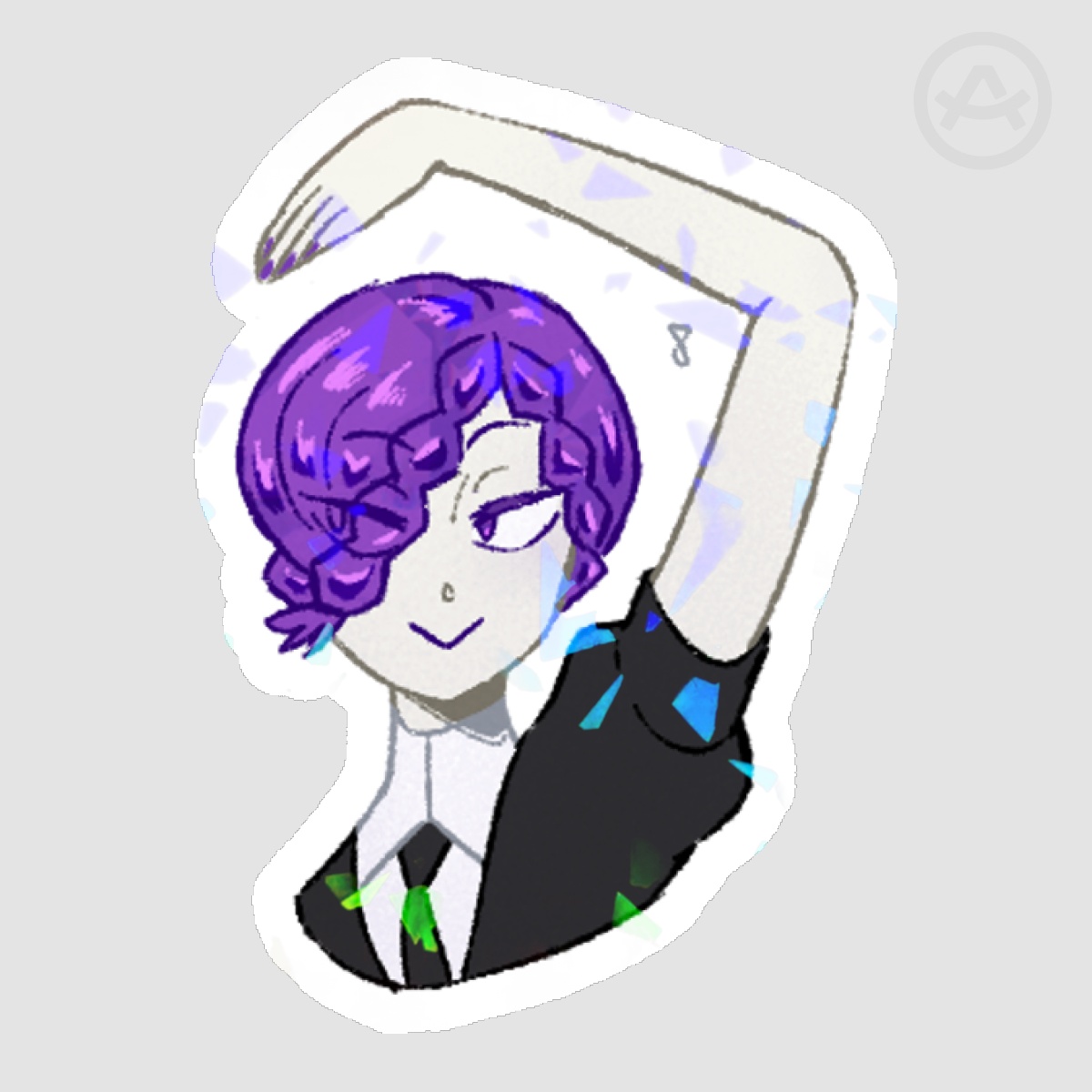 Amethyst 33 Holo Sticker (from Sticker Sheet)