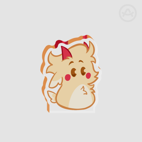 Lucifer dumpling thick acrylic