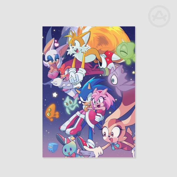 Sonic and Friends Print