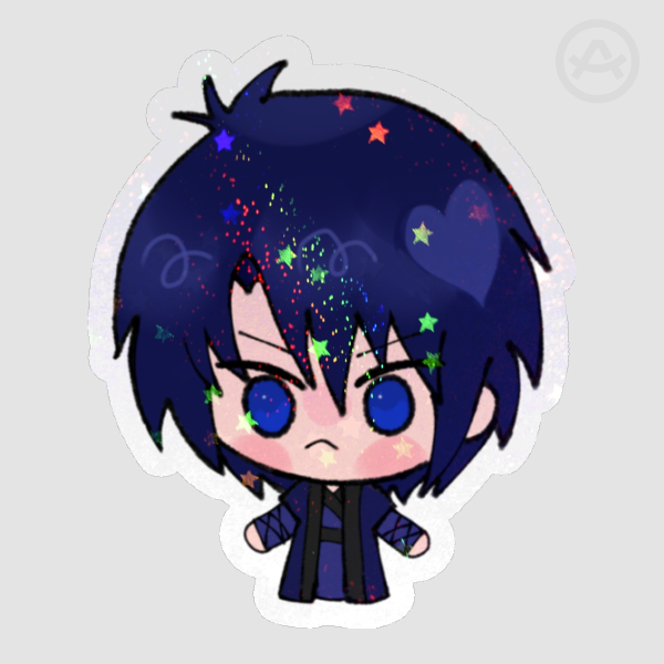 YOTD Hak glitter sticker