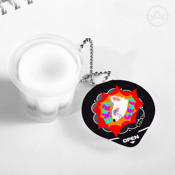 Extra Clever - Pudding Jelly Keychain