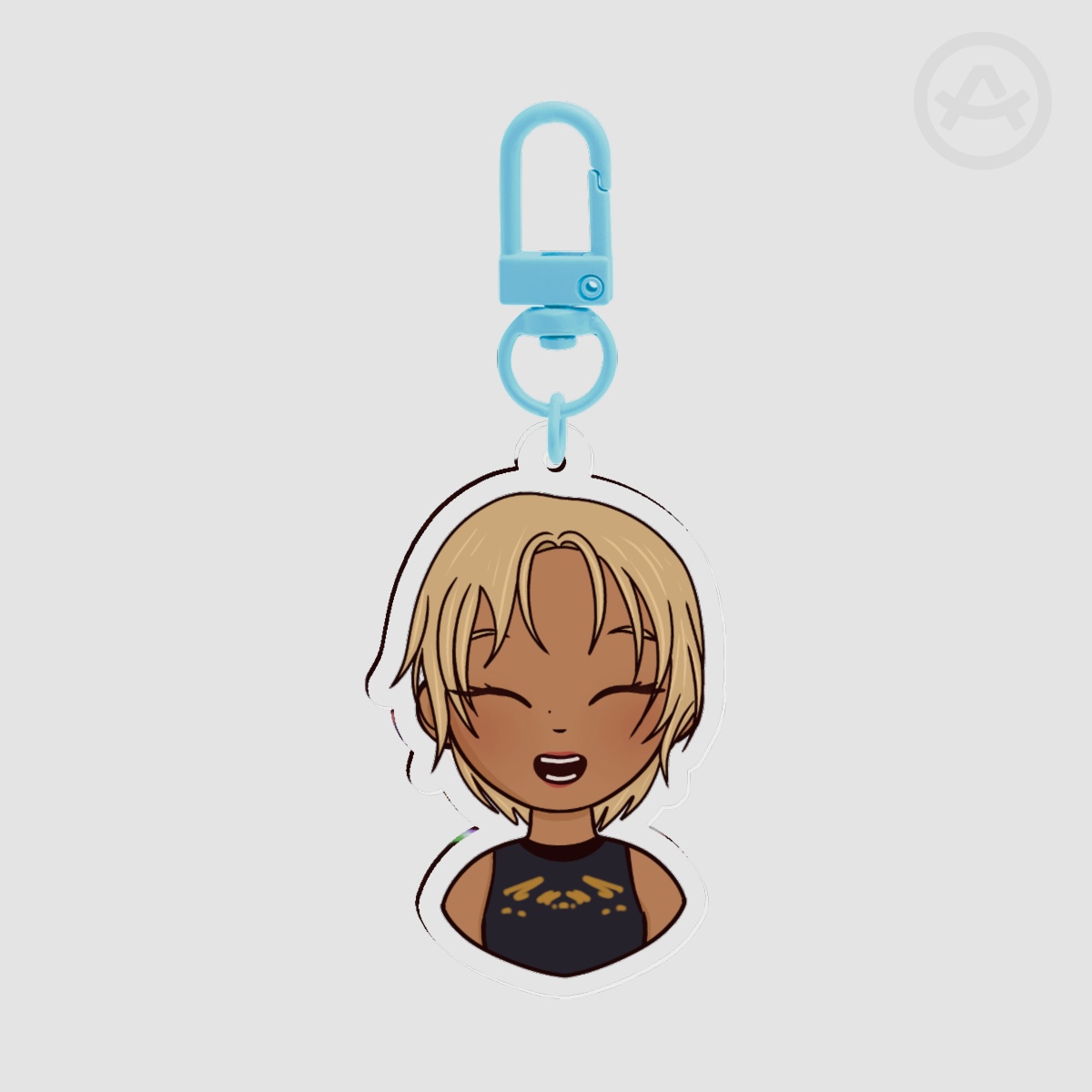 smiley hyun keychain