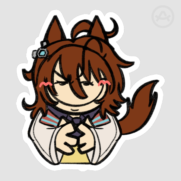 Scheming Tachyon Die Cut Stickers