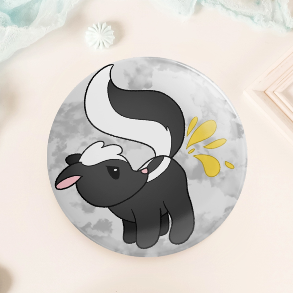 Back Off! - Round Button Pin