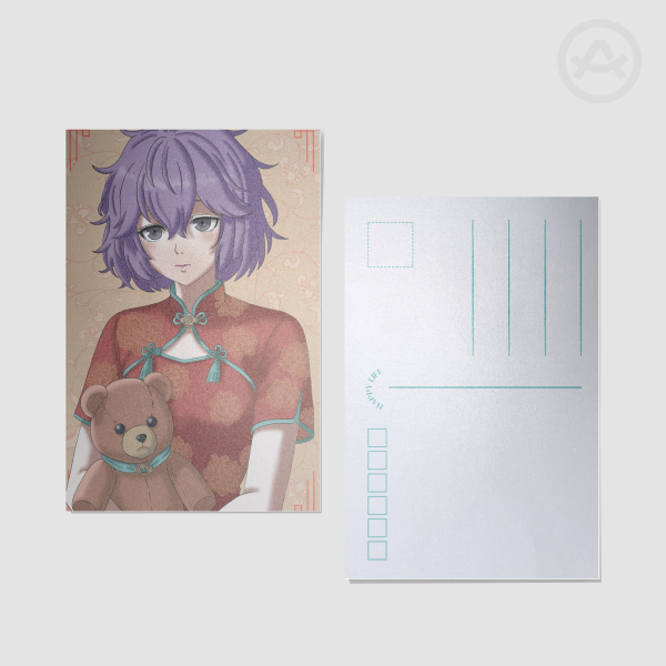 Qipao Lady Postcard