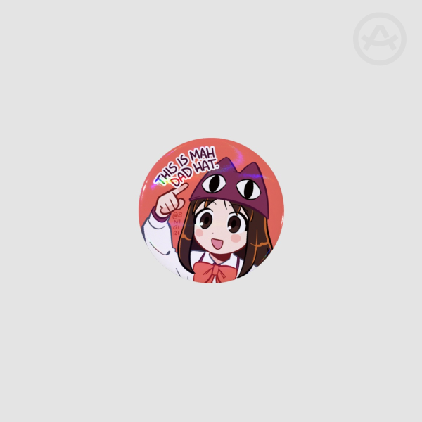 Osaka Holo Button Pin