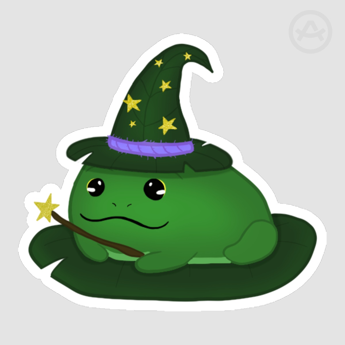 A Foggy Wizard Sticker