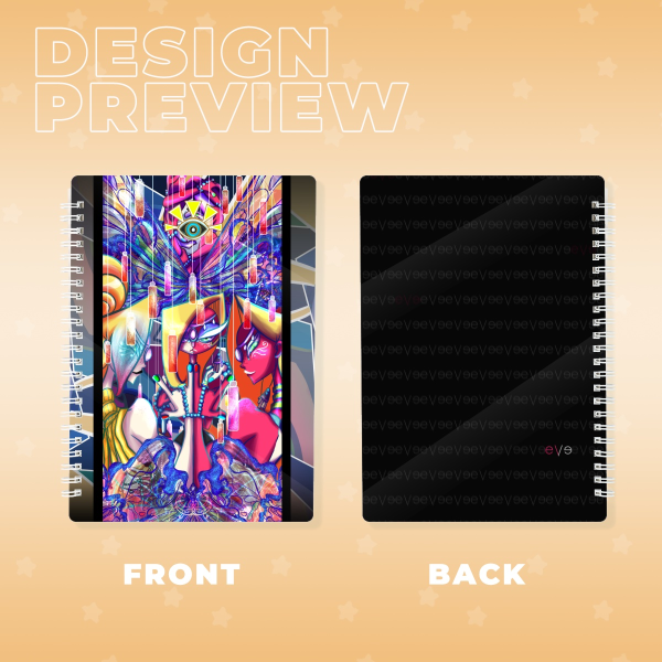 NSR Eve PVC Double-side Spiral Notebook