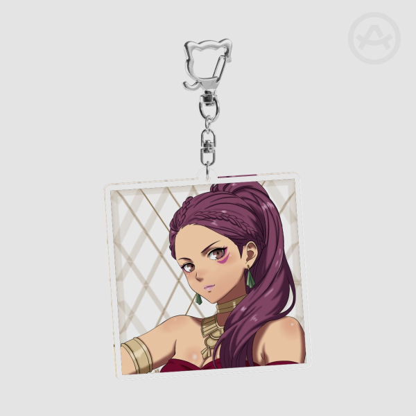 Tribal princess Clear Acrylic keychain