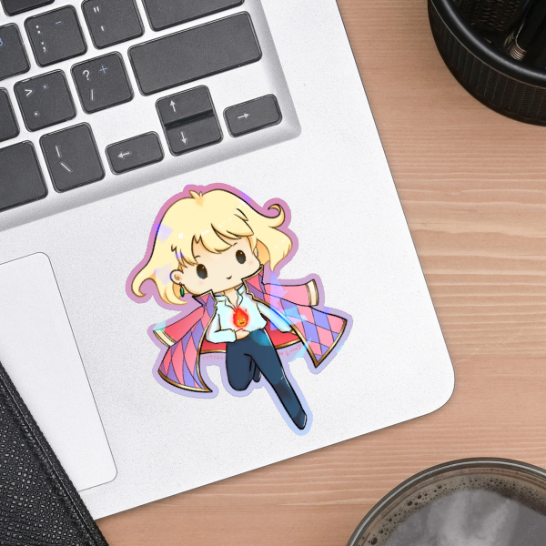 Howl [Ghibli] - Broken Glass Holo Sticker