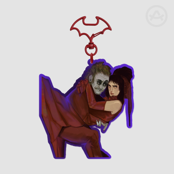 Beetlejuice x Lydia - Acrylic Keychain