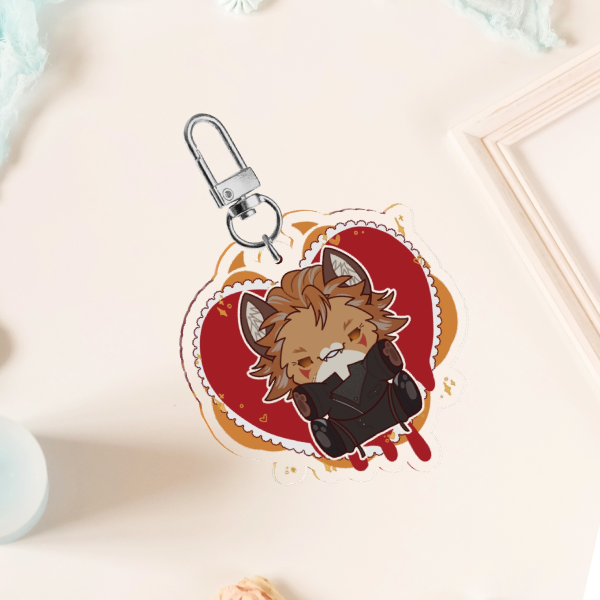 Silly Fox Keychain