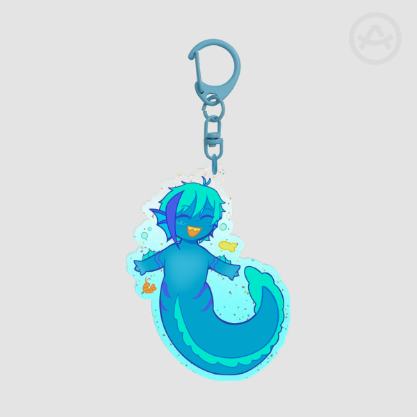 Floyd leech - twisted wonderland keychain