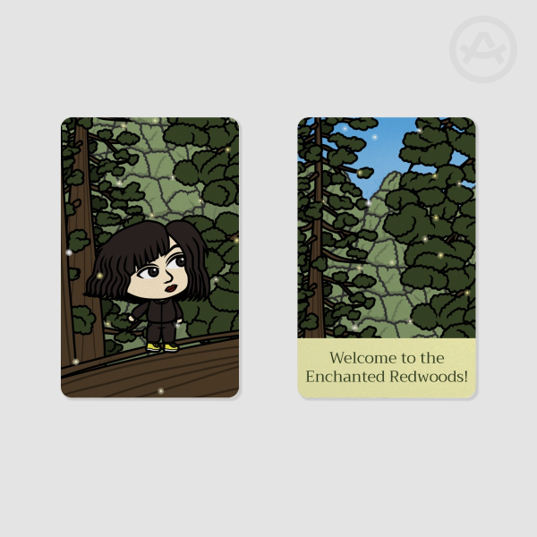 Lori's Enchanted Redwoods - Double-sided photocard