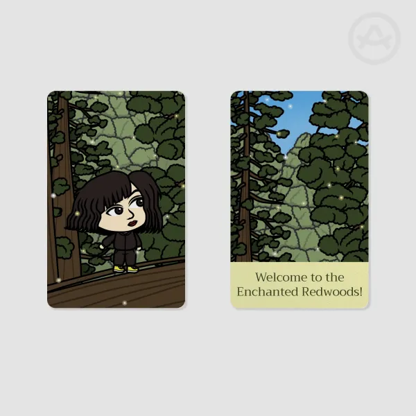 Lori's Enchanted Redwoods - Double-sided photocard