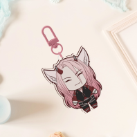 Red Lights: Etimaris Acrylic Keychain