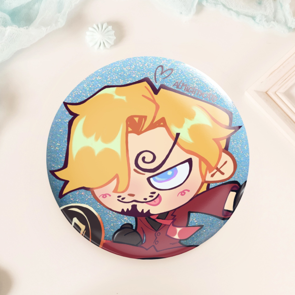 Sanji Button Pin