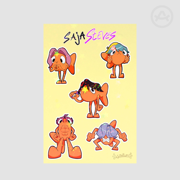 Saja Boys "Saja Steves" Sticker Sheet