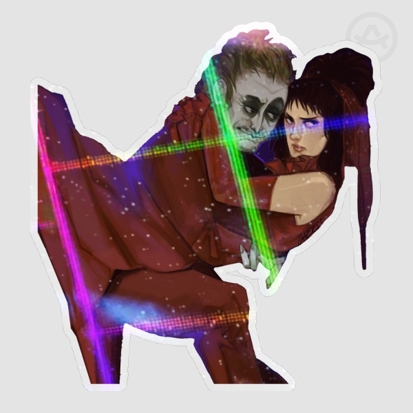 Beetlejuice x Lydia - Die Cut Sticker