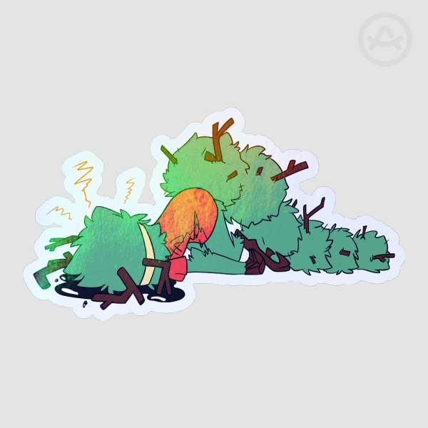 Zonked Out Leshy Sticker