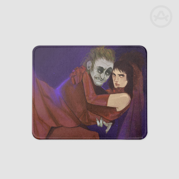 Beetlejuice x Lydia - Square Mouse Pad