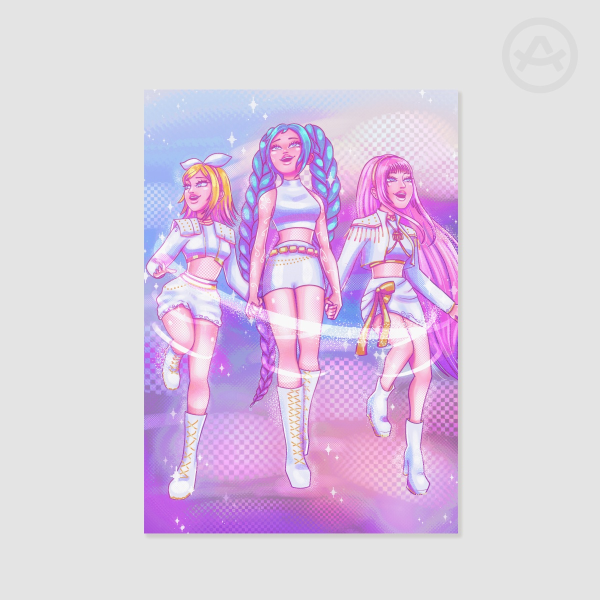 Vocaloid Huntrix Poster