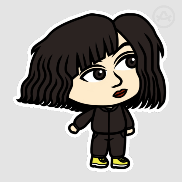 Look up, Lori - Matte chibi sticker