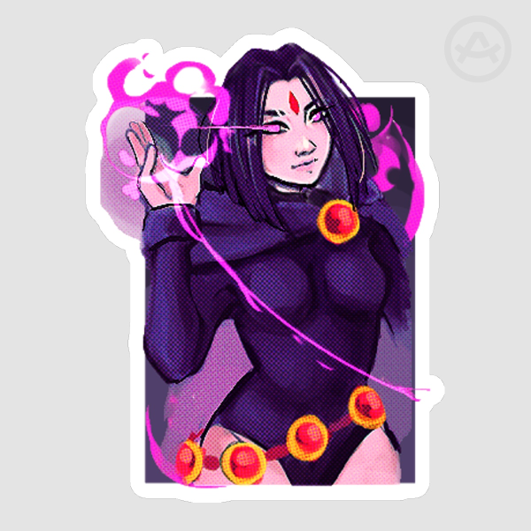 Teen Titans Raven Stickers