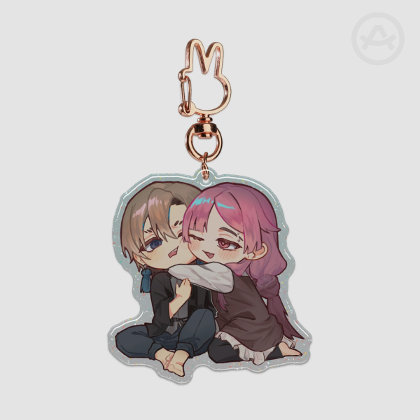 Zanrel Epoxy Glitter Keychains