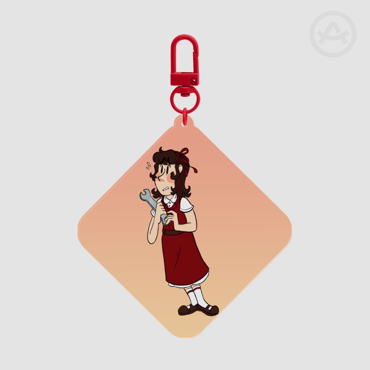 Lil Violet - Colored Acrylic Keychain