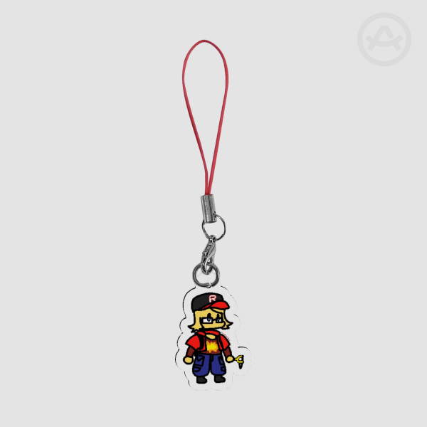 Block Tales chibi Player phone charm
