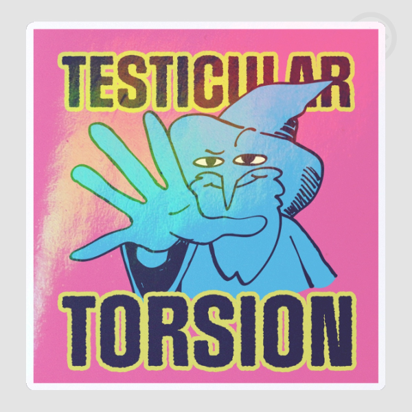 Testicular Torsion Sticker