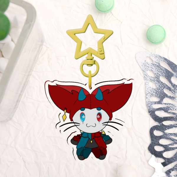 Nelia Acrylic Keychain