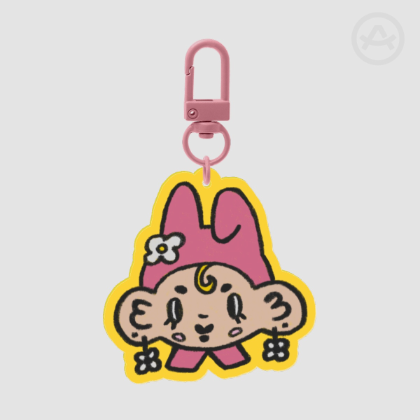 My Melody x Mani Yellow Edge Keychain