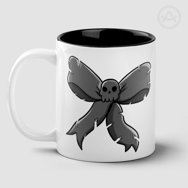 Skull ribbon Mug