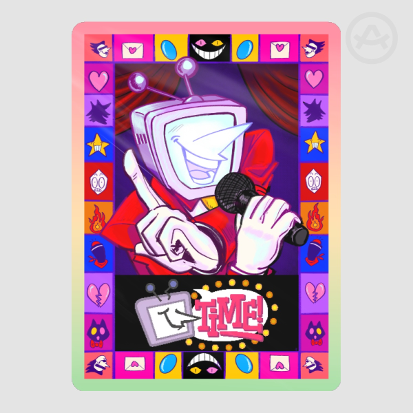 TV Time Border Sticker!