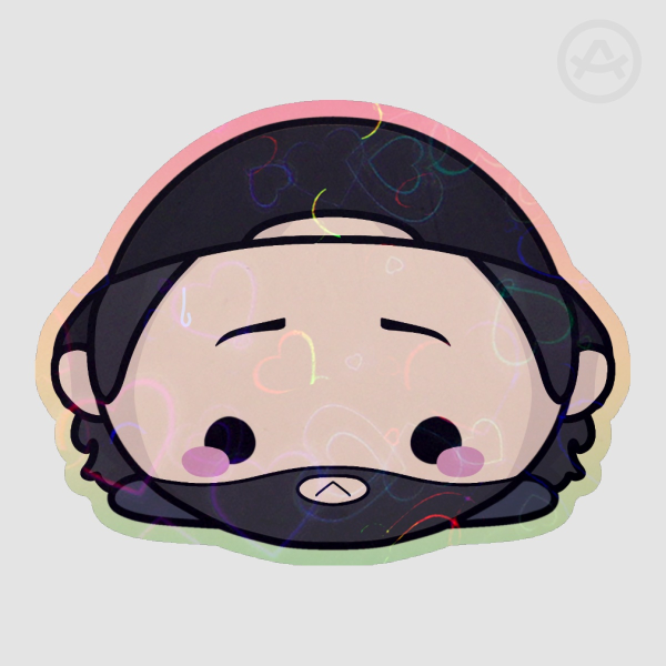 Resident Evil Clancy Jarvis Chibi Holo Sticker