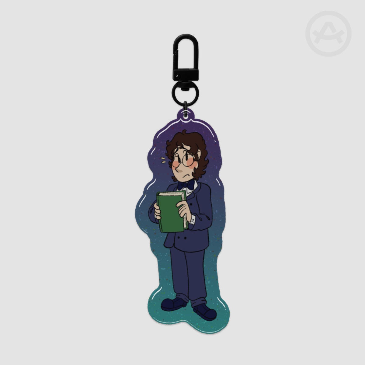 Lil Klaus - Glitter Epoxy Acrylic Keychain